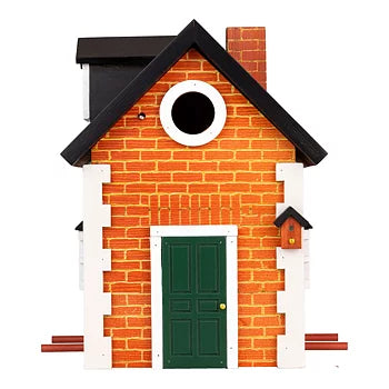 Multi-Fuglekasse/Foderhus - Brick Cottage - Ekskl. Pæl