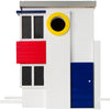 Multi-Fuglekasse/Foderhus - De Stijl - Ekskl. Pæl