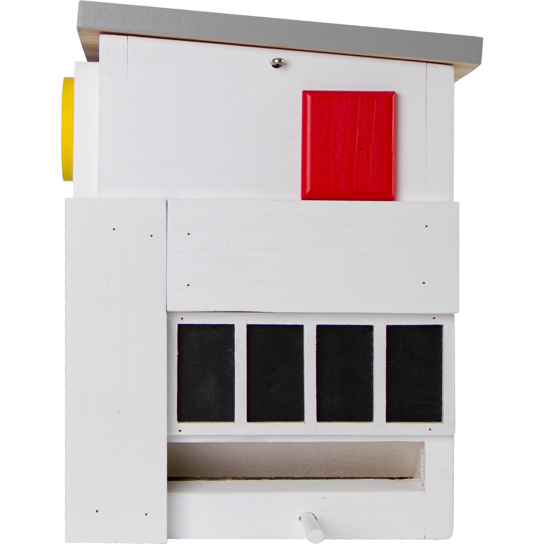 Multi-Fuglekasse/Foderhus - De Stijl - Ekskl. Pæl