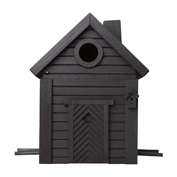 Multi-Fuglekasse/Foderhus - Carbon Black - Ekskl. Pæl