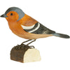 Bogfinke DecoBird - Håndskåret Træfigur Af Wildlife Garden