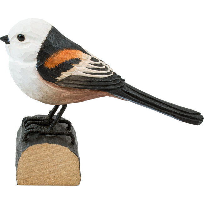 Halemejse DecoBird - Håndskåret Træfigur Af Wildlife Garden