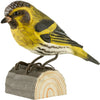 Grønsisken DecoBird - Håndskåret Træfigur Af Wildlife Garden