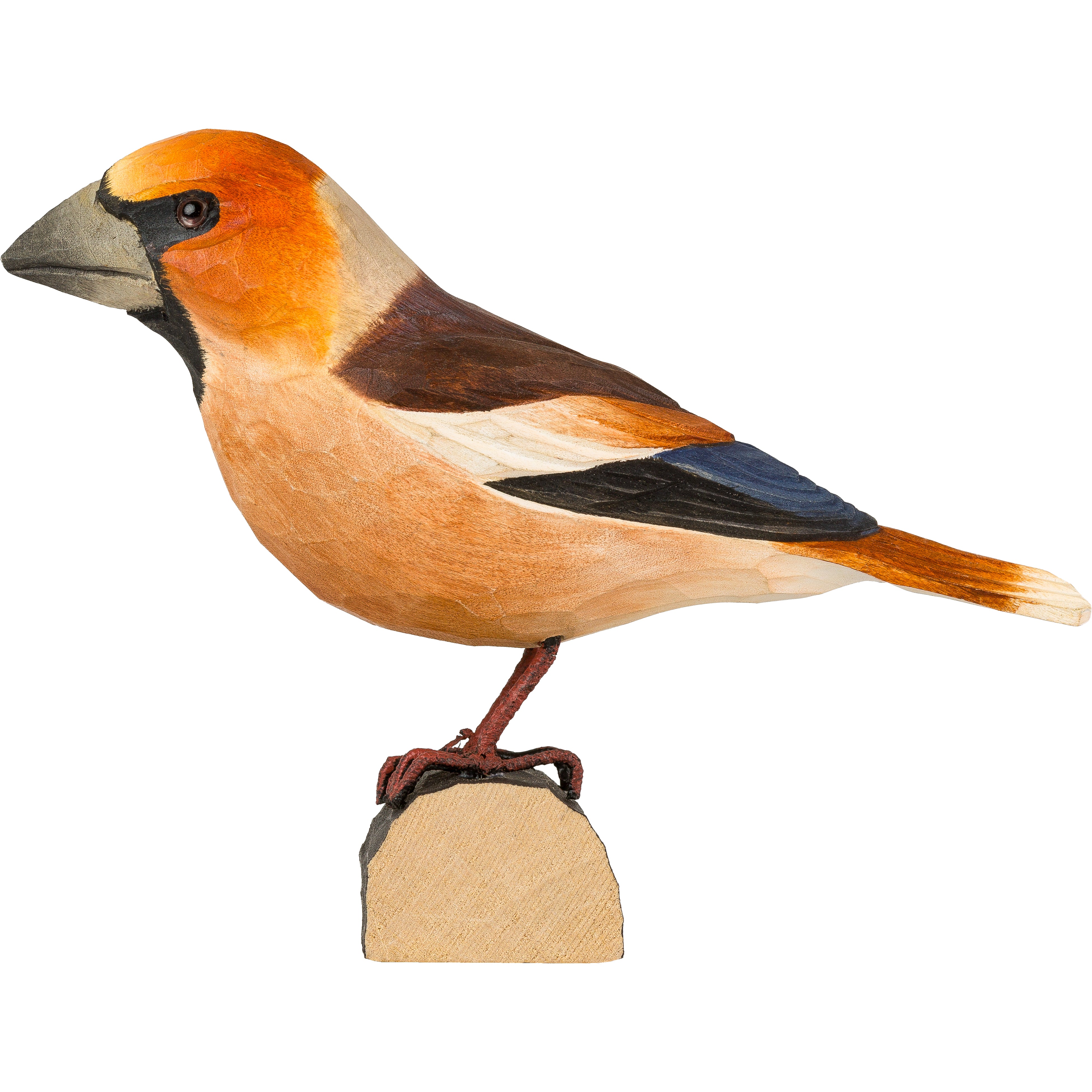 Kernebider DecoBird - Håndskåret Træfigur Af Wildlife Garden