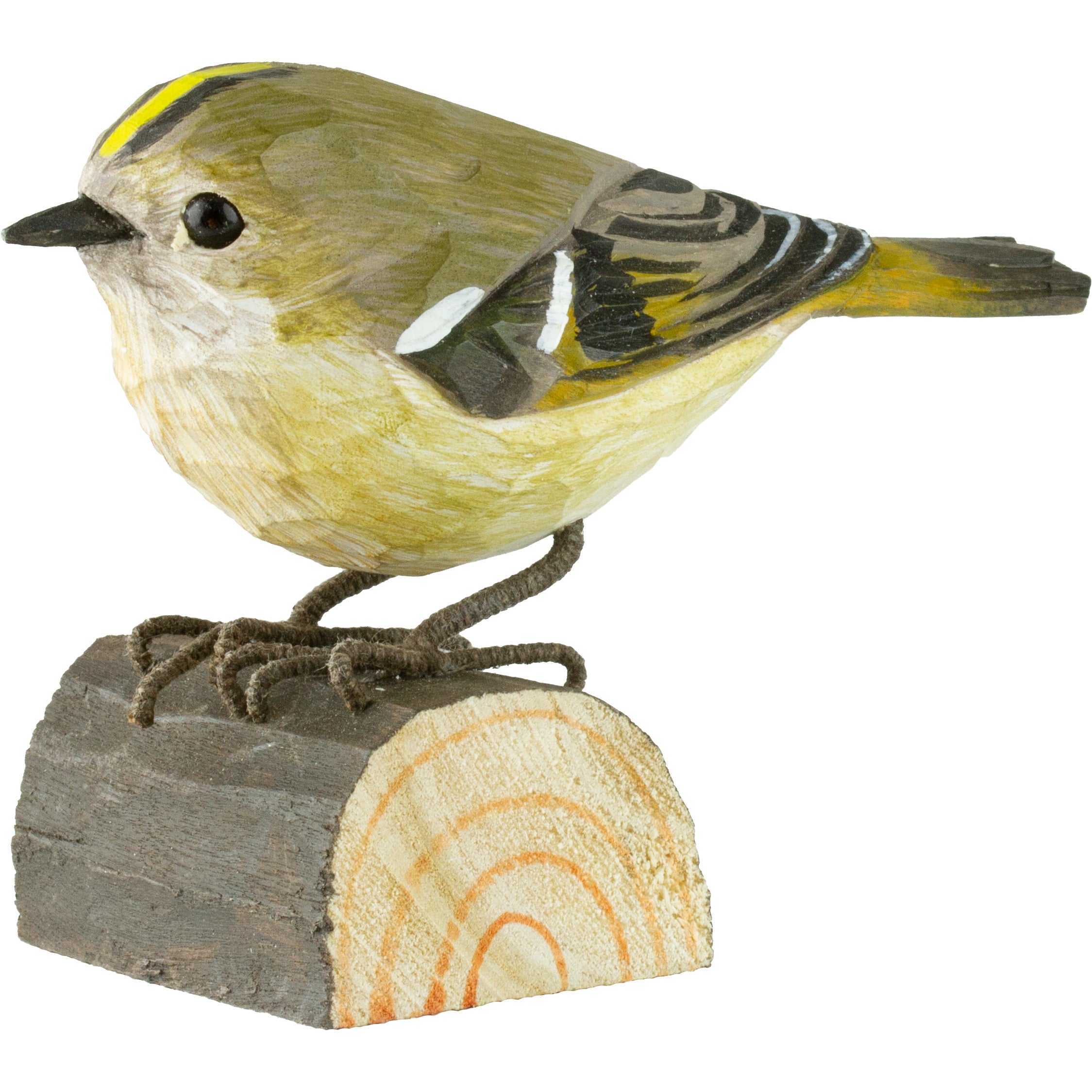 Fuglekonge DecoBird - Håndskåret Træfigur Af Wildlife Garden