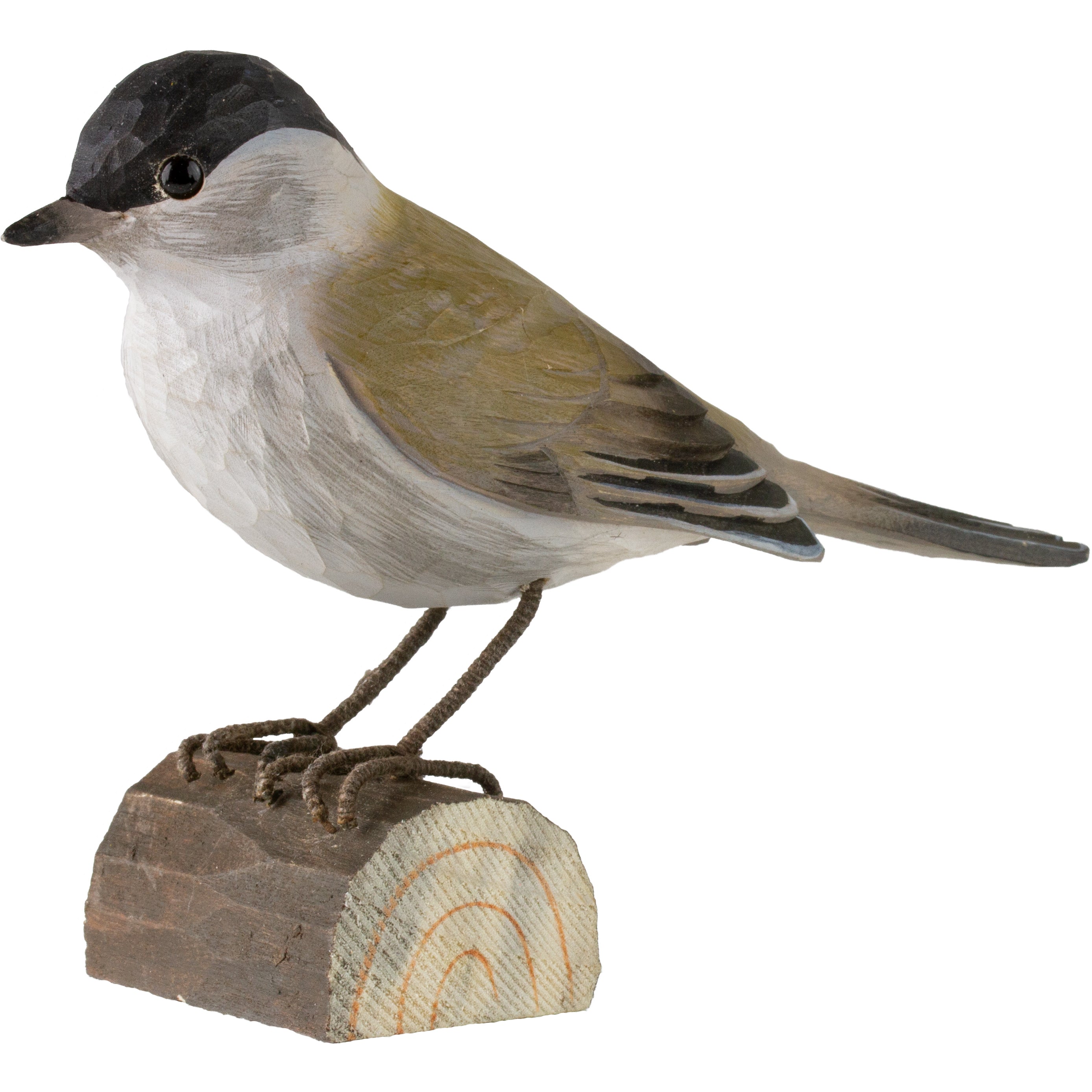 Munk DecoBird - Håndskåret Træfigur Af Wildlife Garden