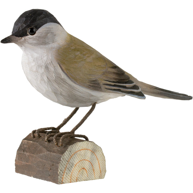 Munk DecoBird - Håndskåret Træfigur Af Wildlife Garden