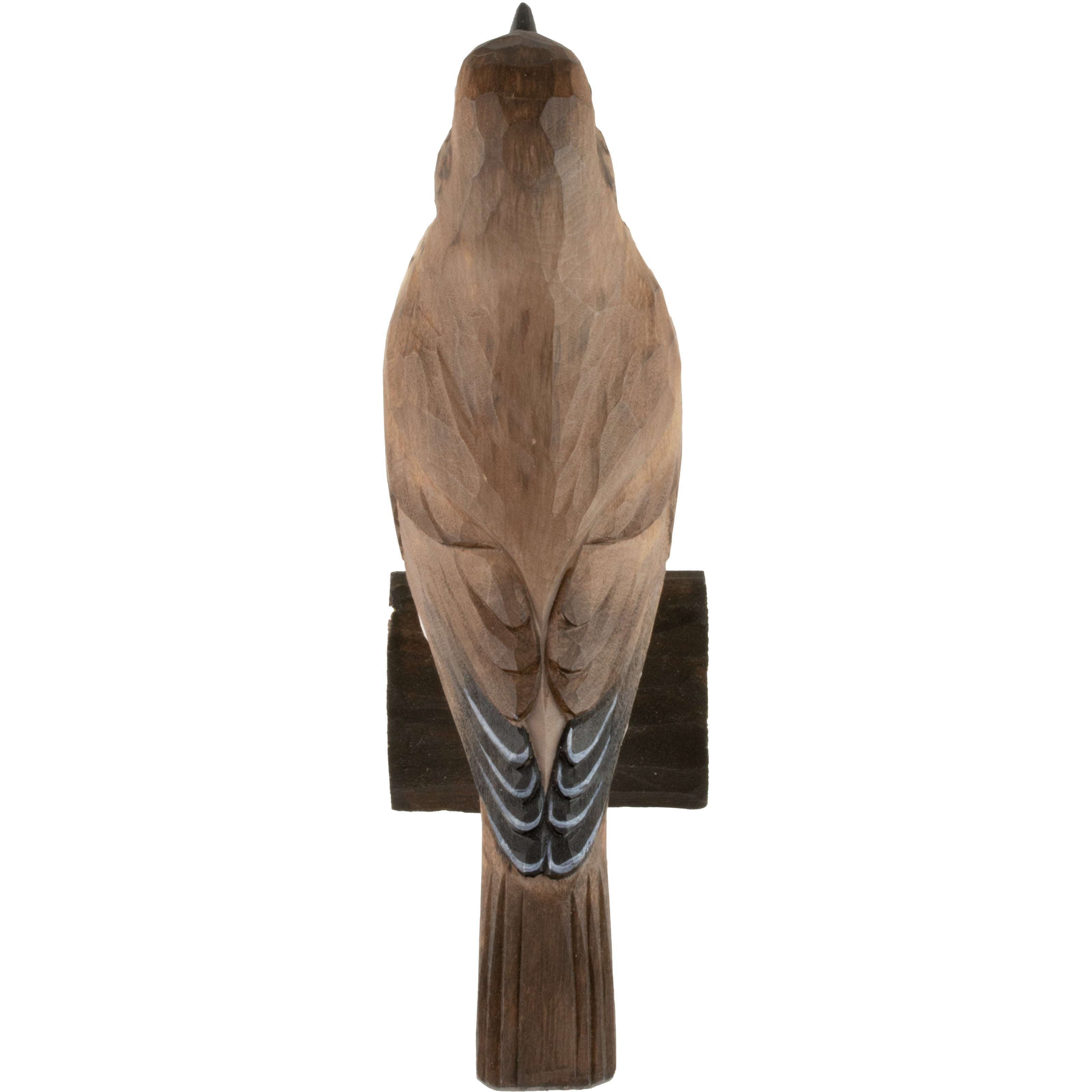 Sangdrossel DecoBird - Håndskåret Træfigur Af Wildlife Garden🪶
