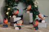 Dompap DecoBird - Håndskåret Træfigur Af Wildlife Garden