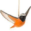 Flyvende Rødstjert DecoBird - Håndskåret Træfigur Af Wildlife Garden