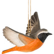 Flyvende Rødstjert DecoBird - Håndskåret Træfigur Af Wildlife Garden