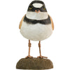Lille Præstekrave DecoBird - Håndskåret Træfigur Af Wildlife Garden🪶