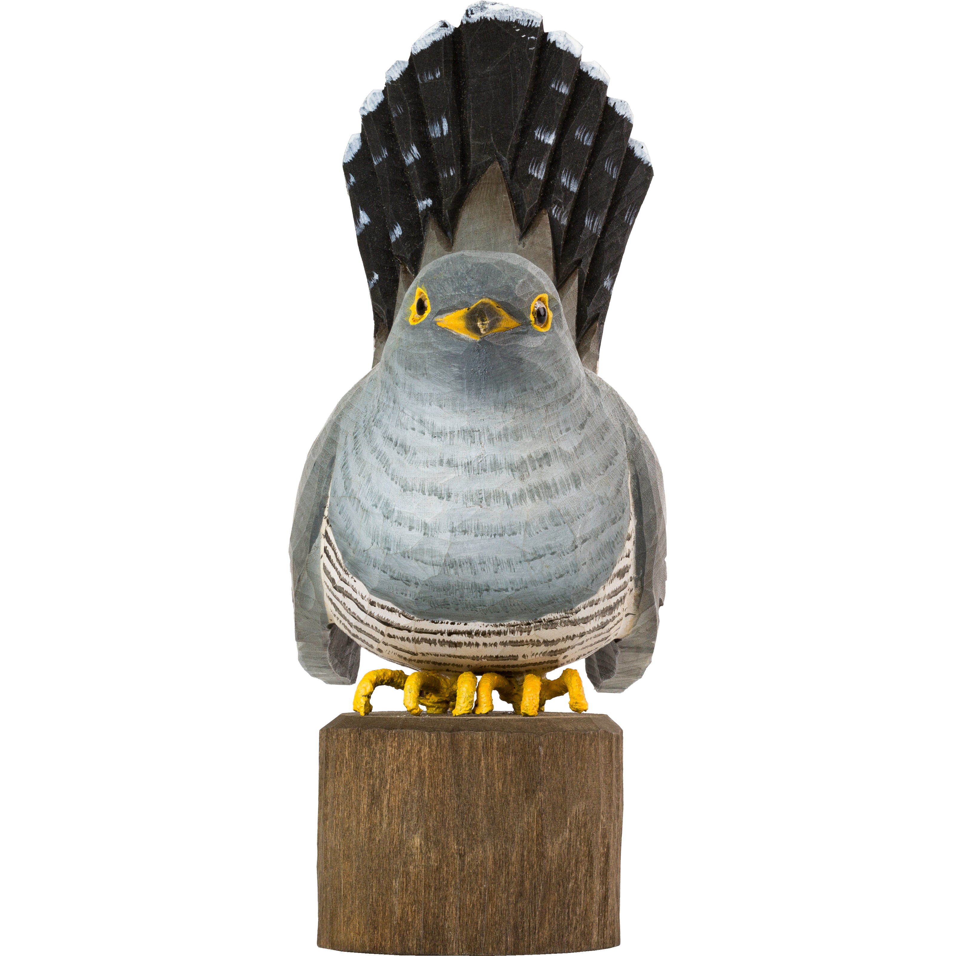 Gøg - Håndskåret Træfigur Af Wildlife Garden