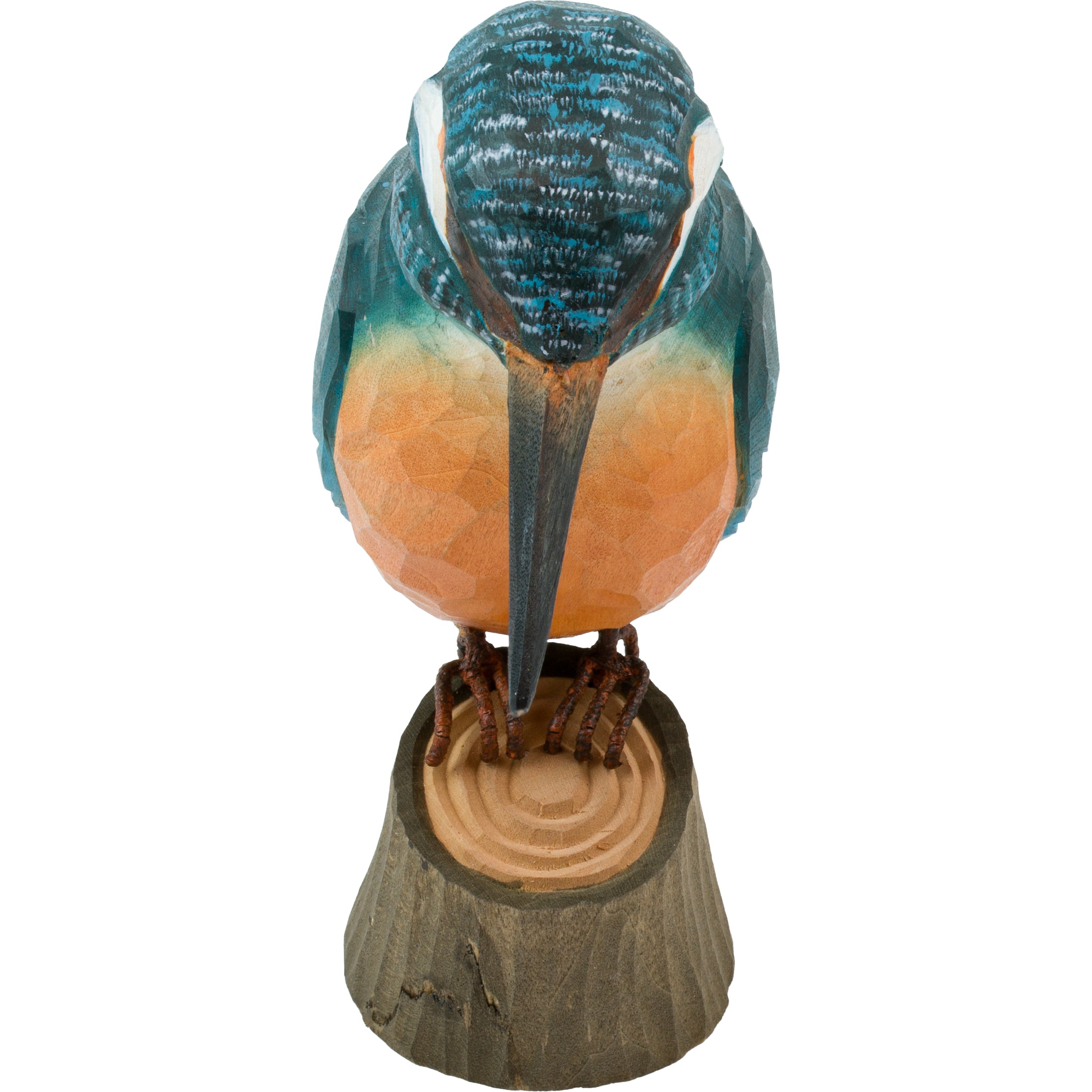 Isfugl DecoBird - Håndskåret Træfigur Af Wildlife Garden
