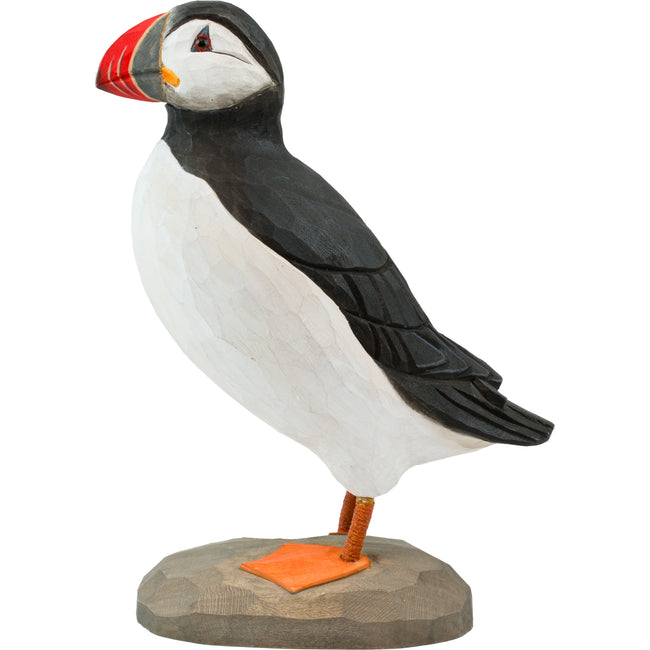 Lunde DecoBird - Håndskåret Træfigur Af Wildlife Garden