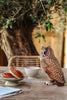Skovhornugle DecoBird - Håndskåret Træfigur Af Wildlife Garden