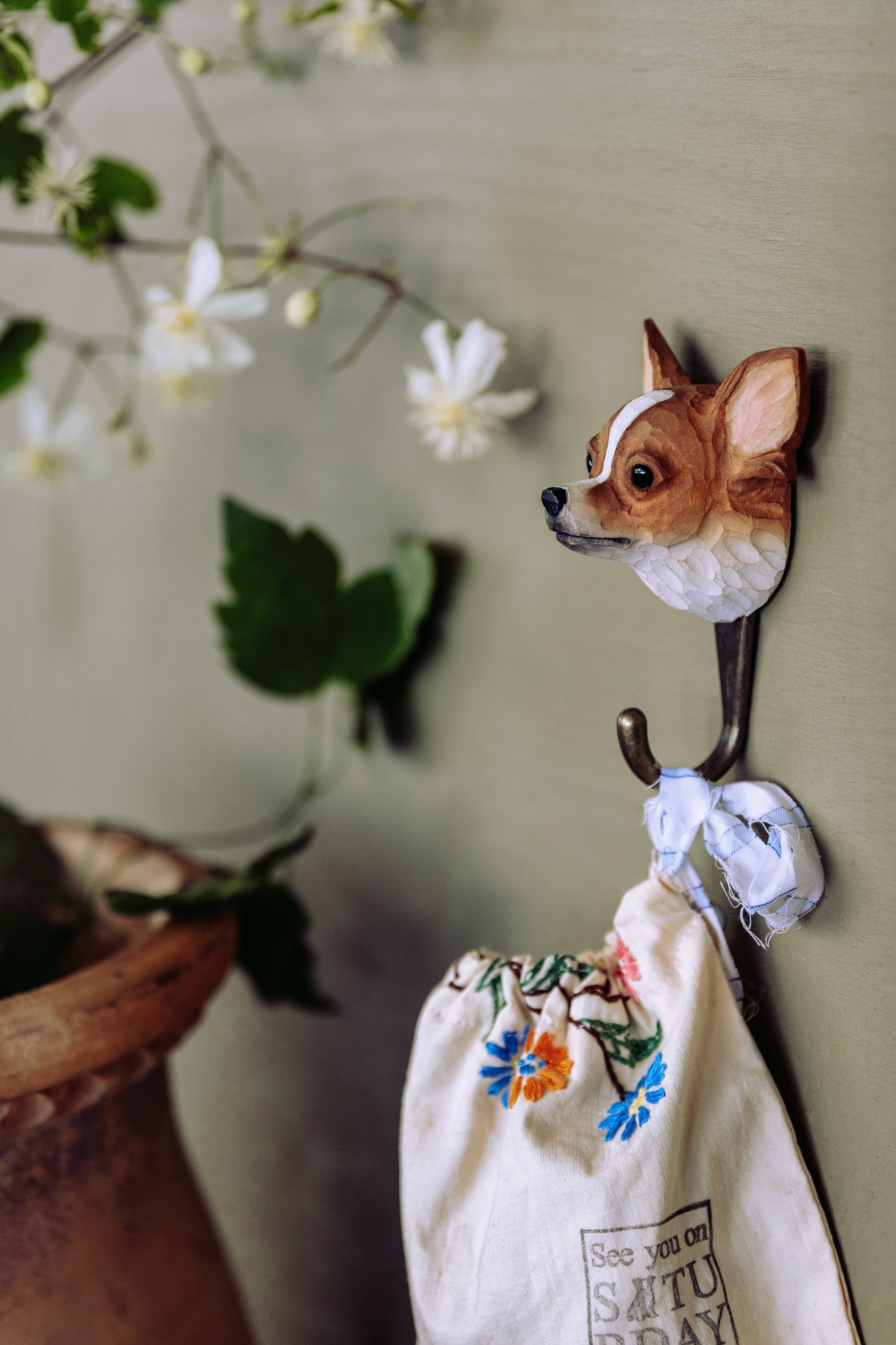 Chihuahua knage | Håndskåret Knage fra Wildlife Garden