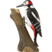 Stor Flagspætte DecoBird - Håndskåret Træfigur Af Wildlife Garden