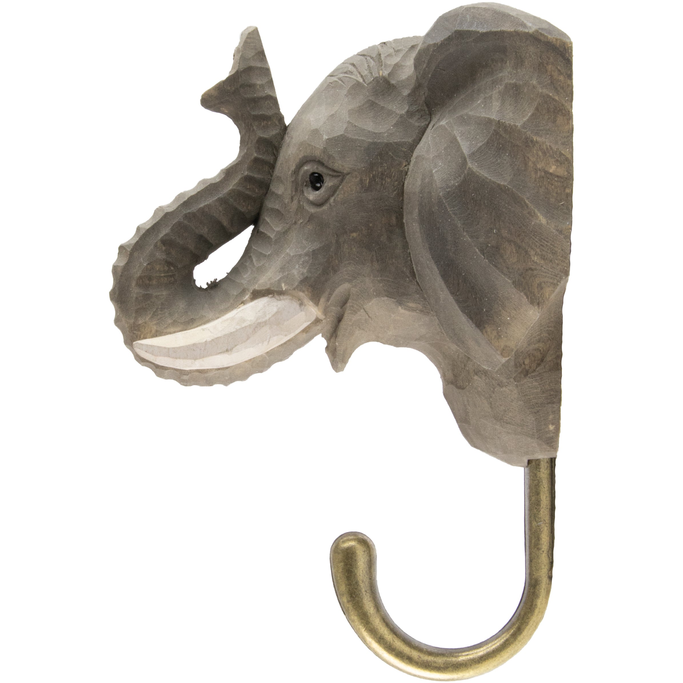 Elefant Knage | Håndskåret Knage fra Wildlife Garden