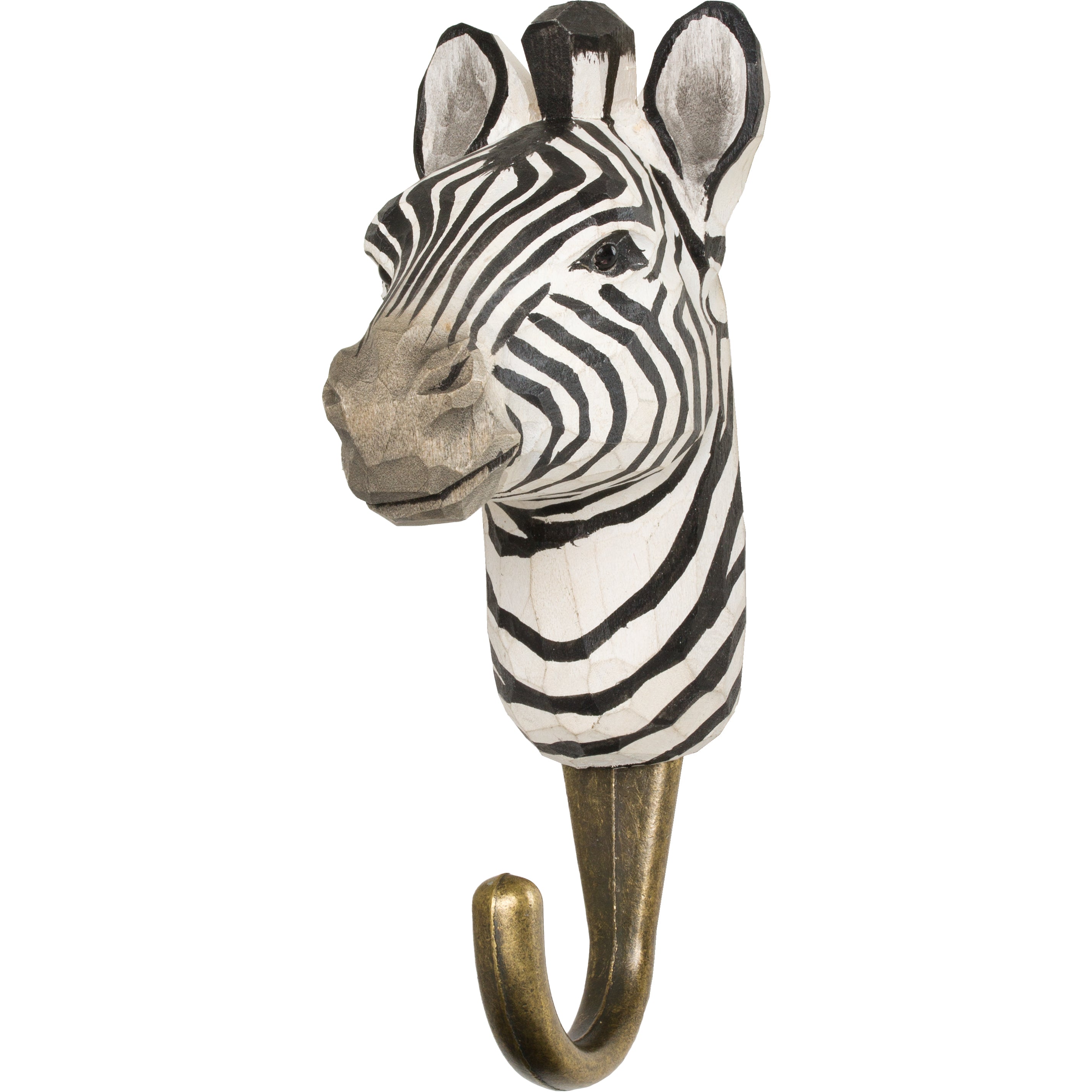 Zebra Knage | Håndskåret Knage fra Wildlife Garden