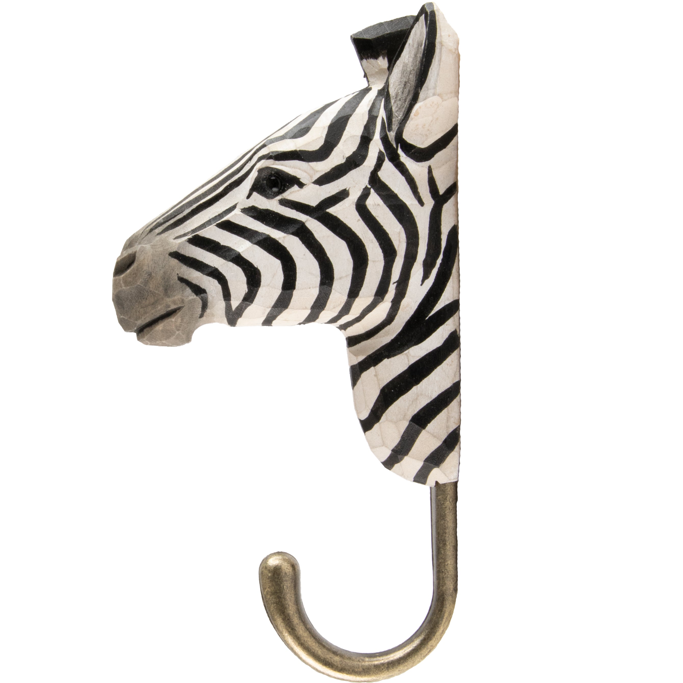 Zebra Knage | Håndskåret Knage fra Wildlife Garden