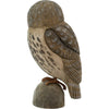 Kirkeugle DecoBird - Håndskåret Træfigur Af Wildlife Garden