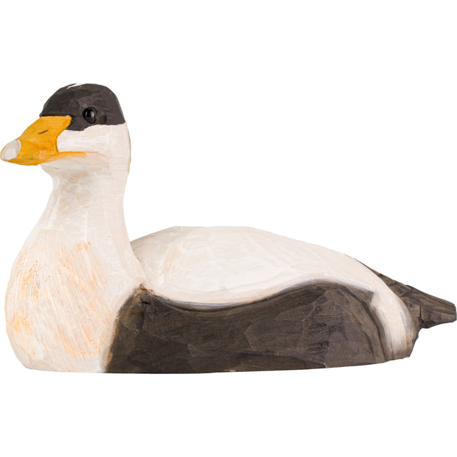 Edderfugl DecoBird - Håndskåret Træfigur Af Wildlife Garden