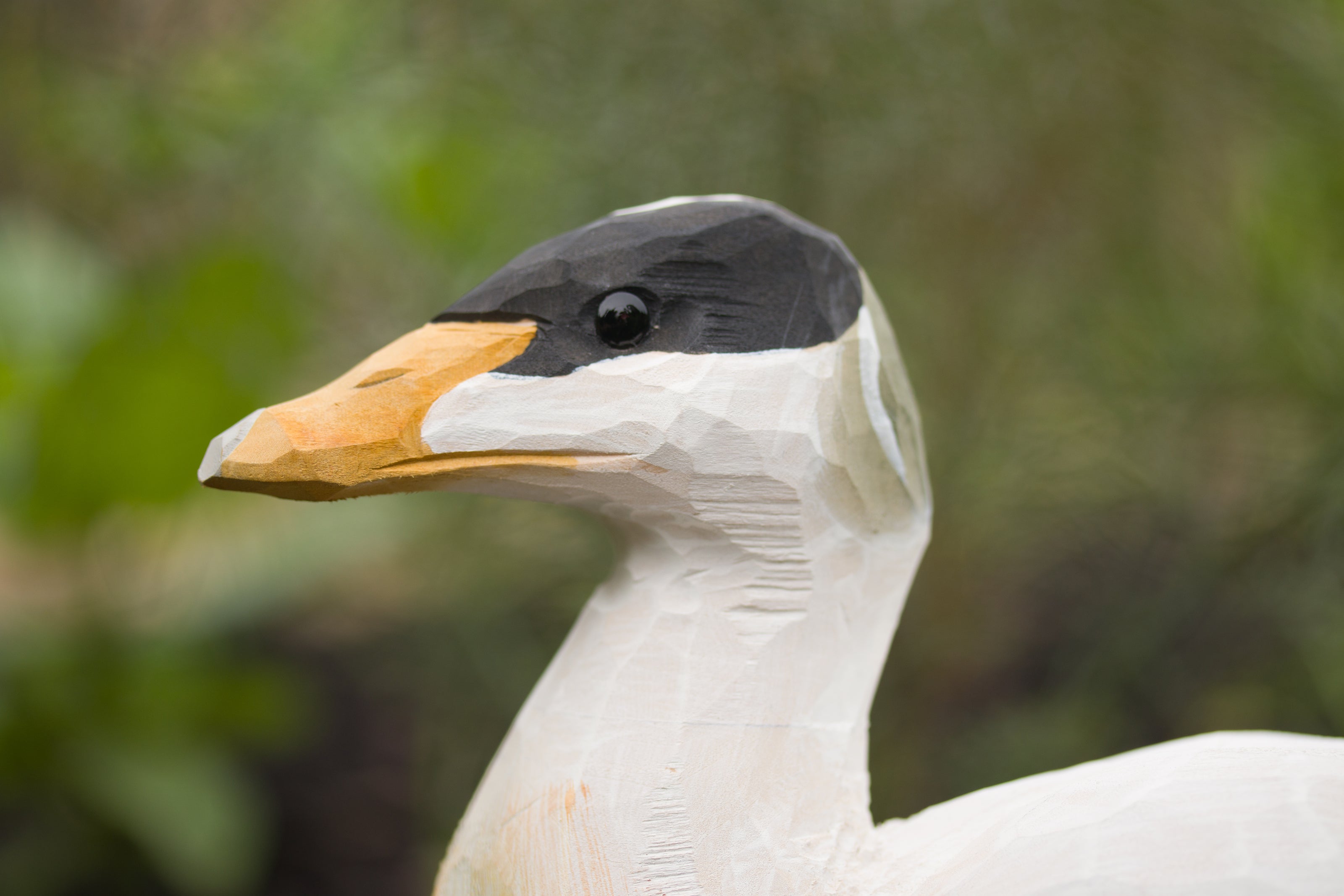 Edderfugl DecoBird - Håndskåret Træfigur Af Wildlife Garden