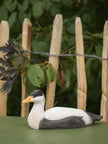 Edderfugl DecoBird - Håndskåret Træfigur Af Wildlife Garden