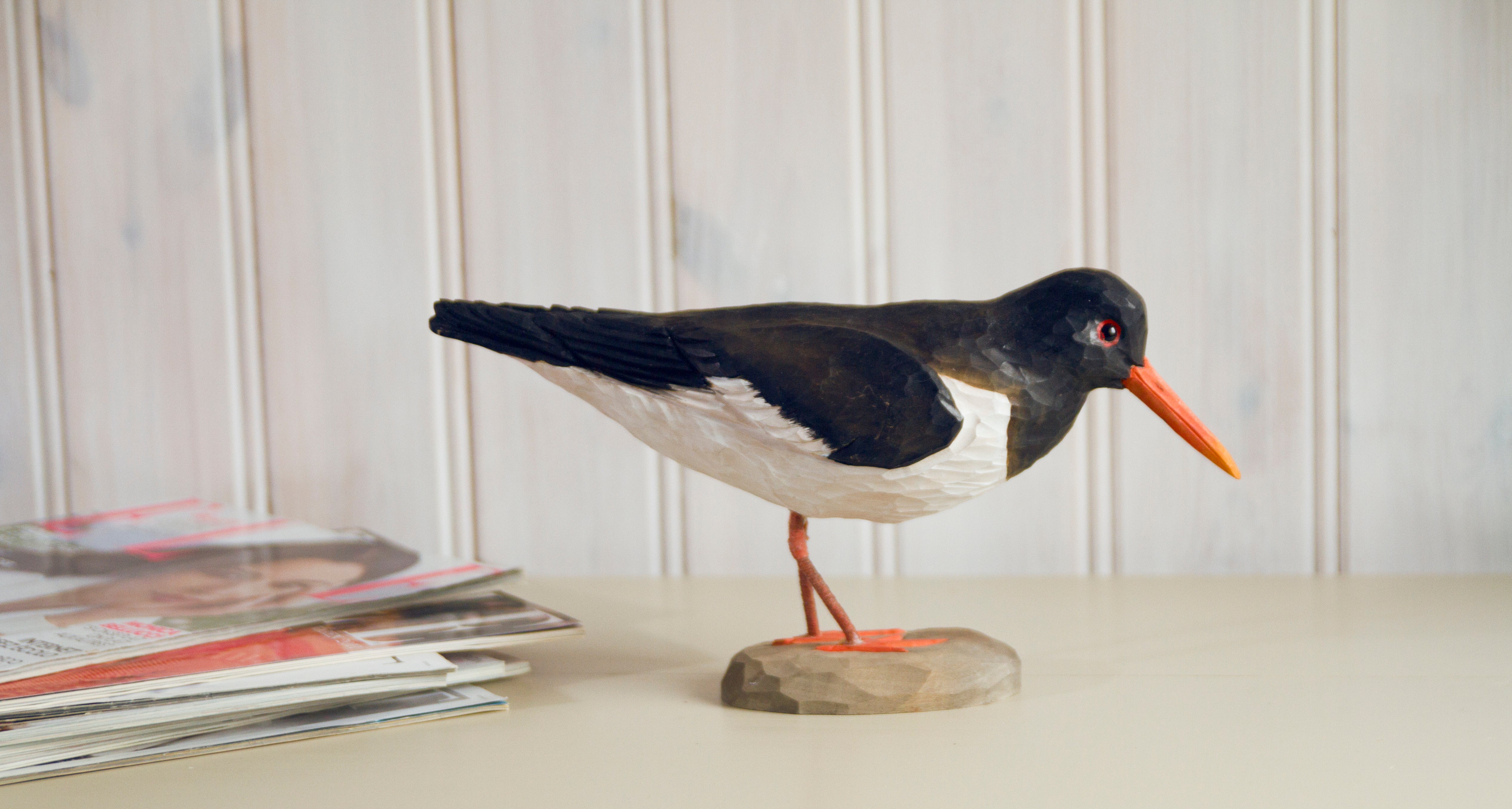 Strandskade DecoBird - Håndskåret Træfigur Af Wildlife Garden