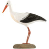 Hvid Stork DecoBird - Håndskåret Træfigur Af Wildlife Garden