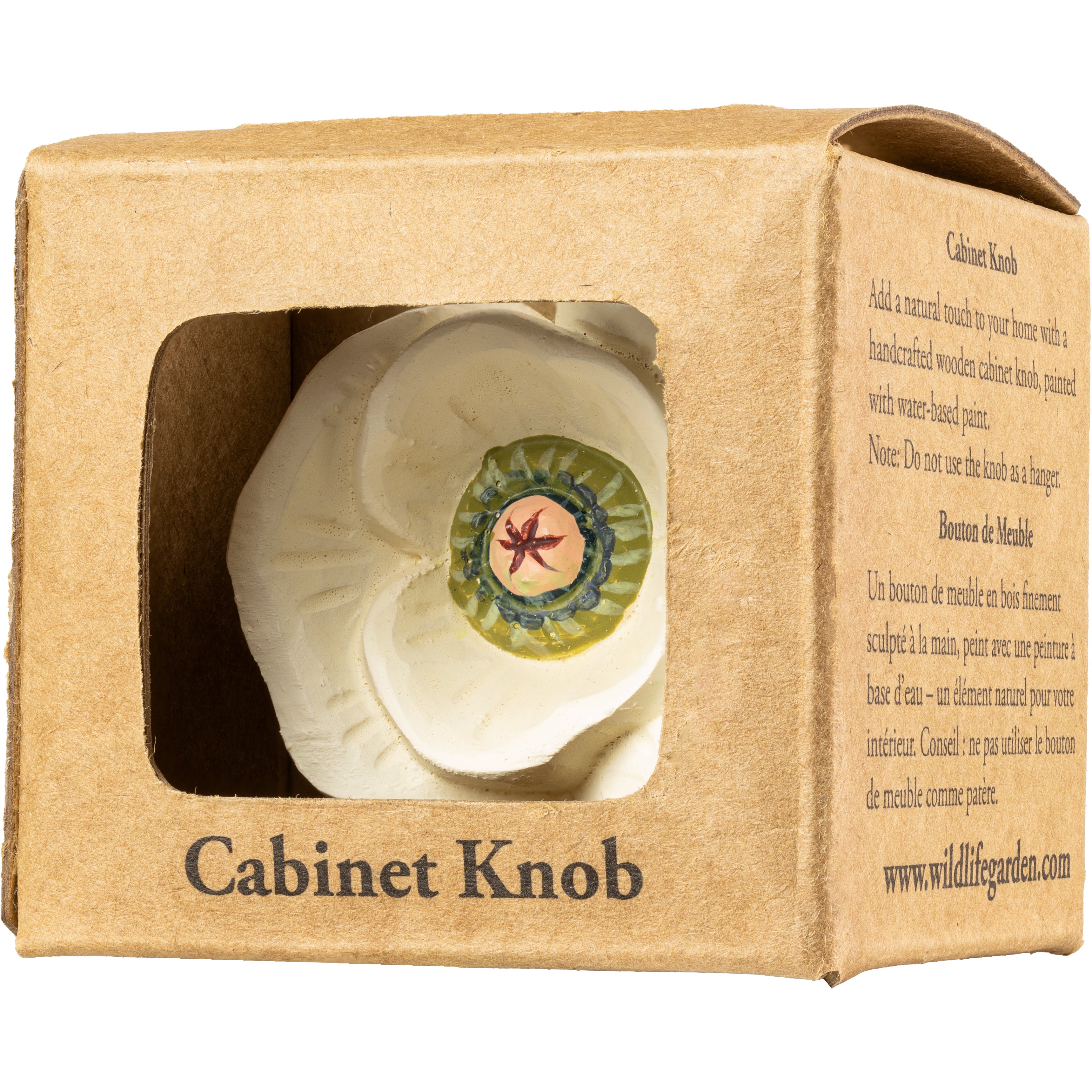 Knop - White Poppy