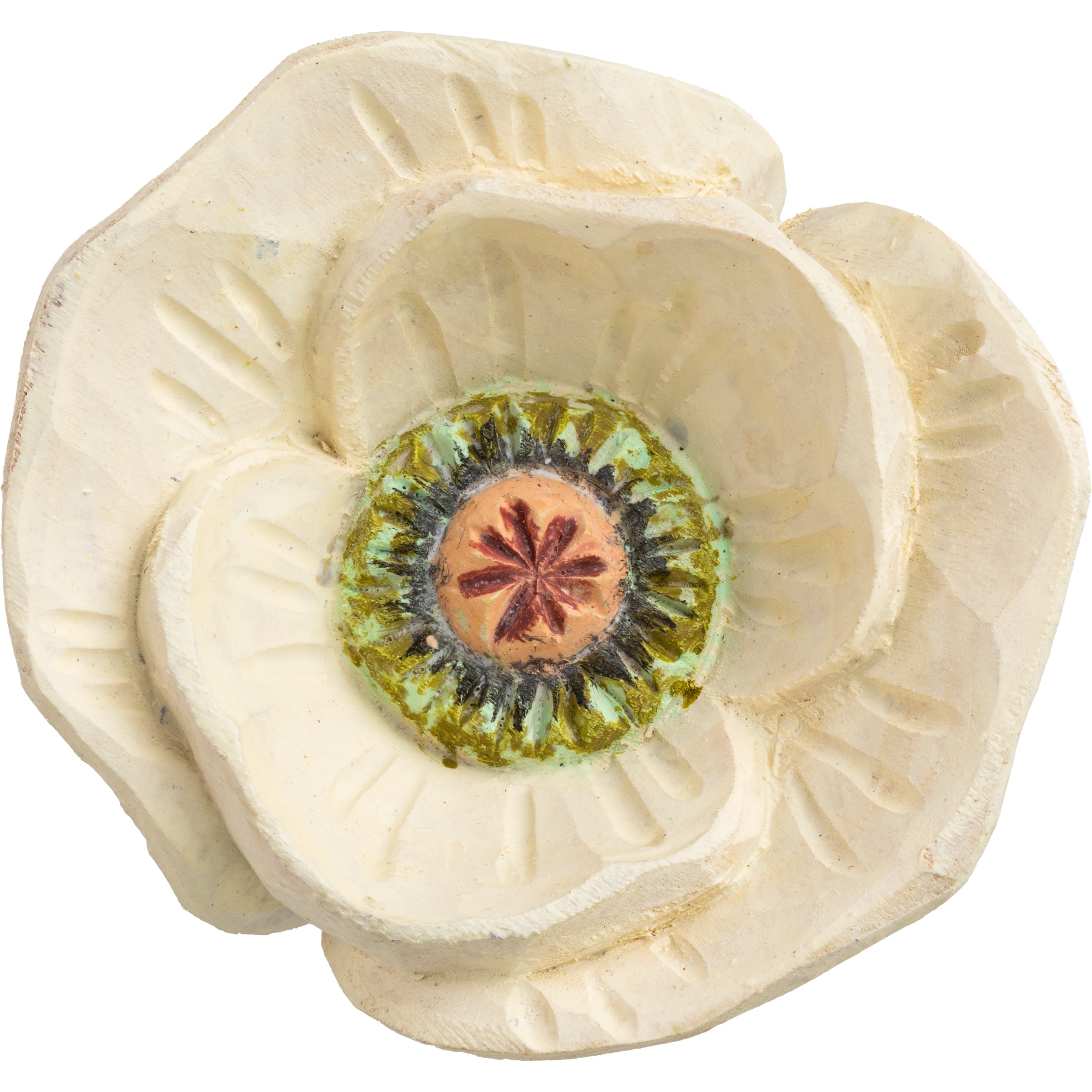 Knop - White Poppy