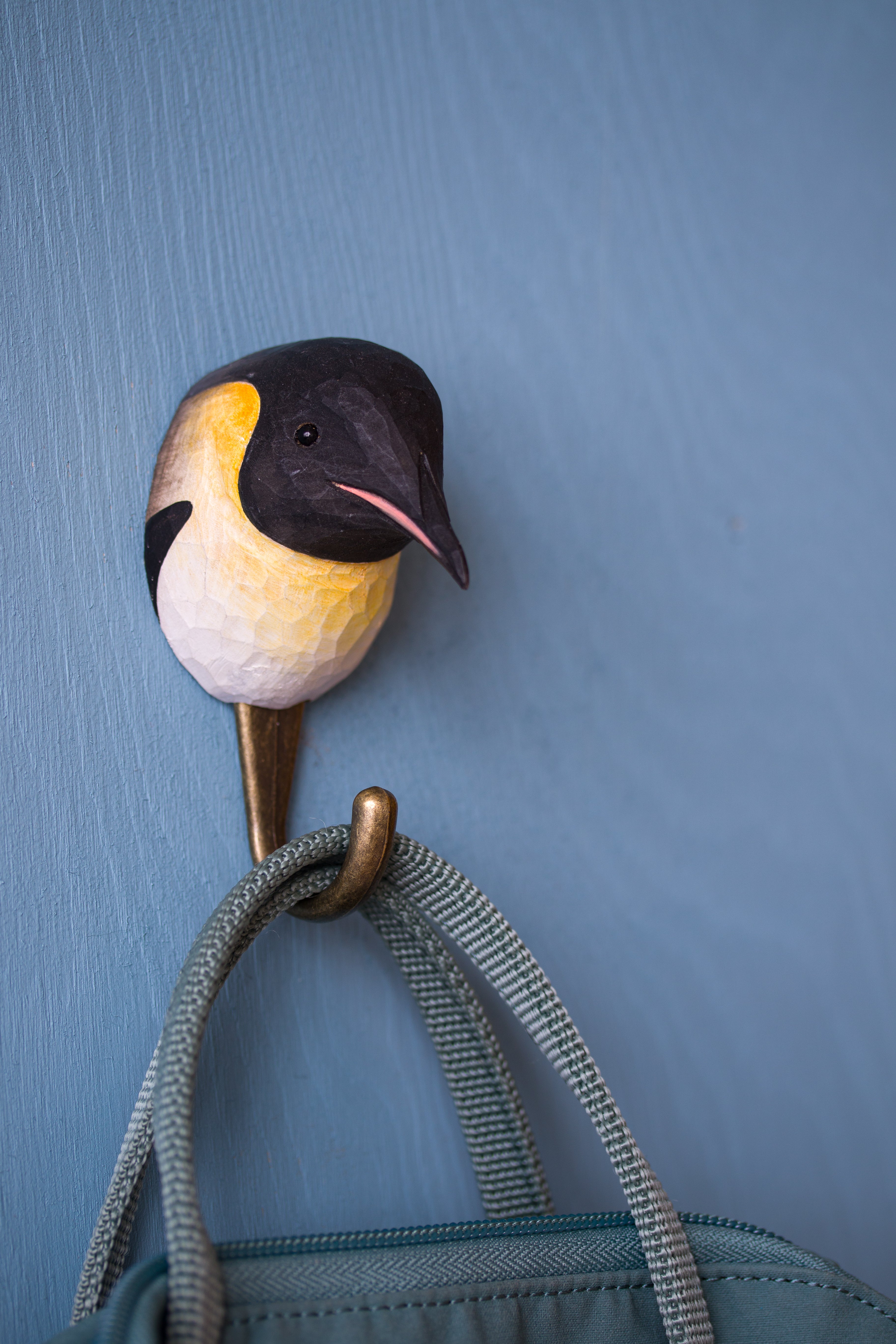 Pingvin Knage | Håndskåret Knage fra Wildlife Garden