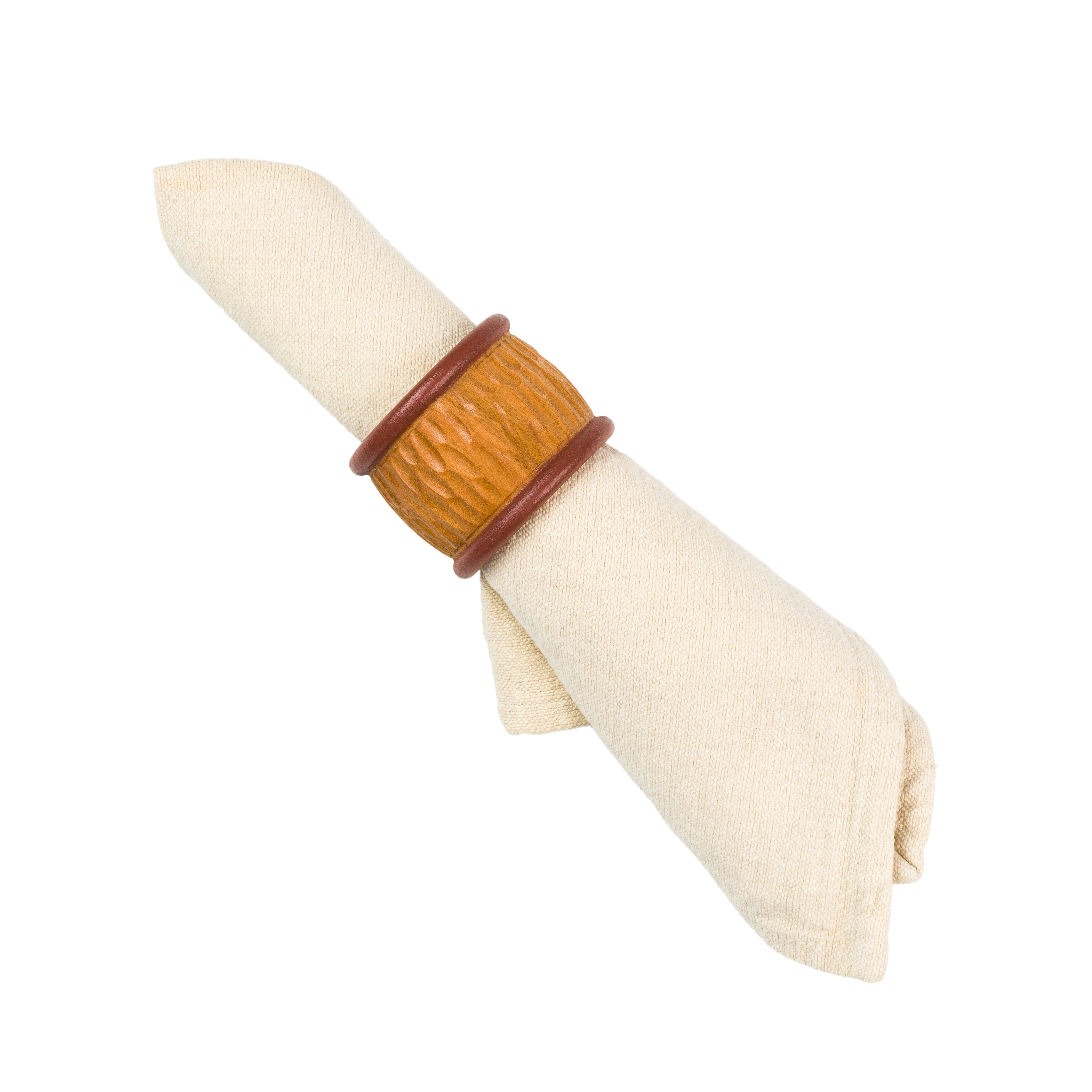Servietring - Ripple Hazelnut