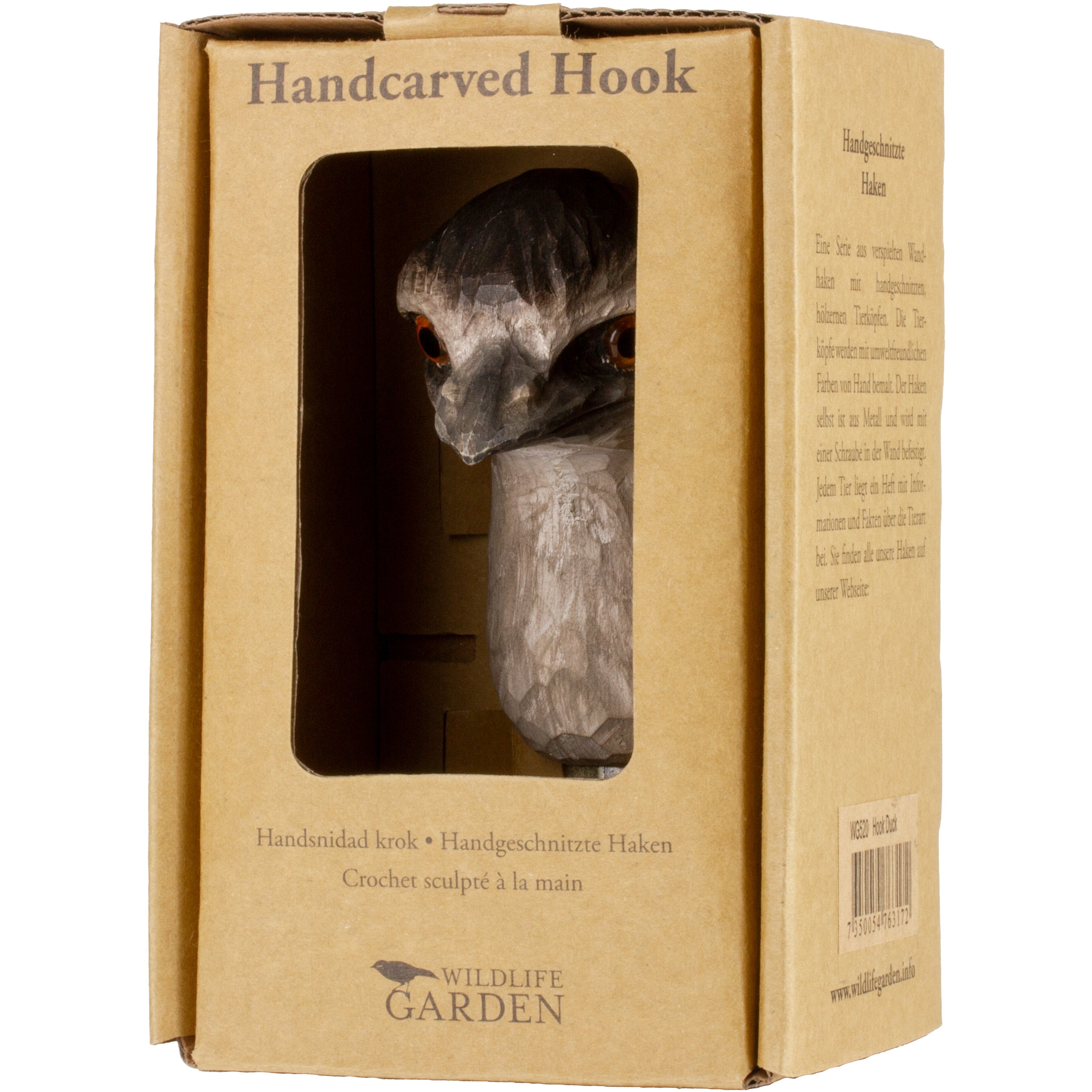 Emu knage | Håndskåret Knage fra Wildlife Garden