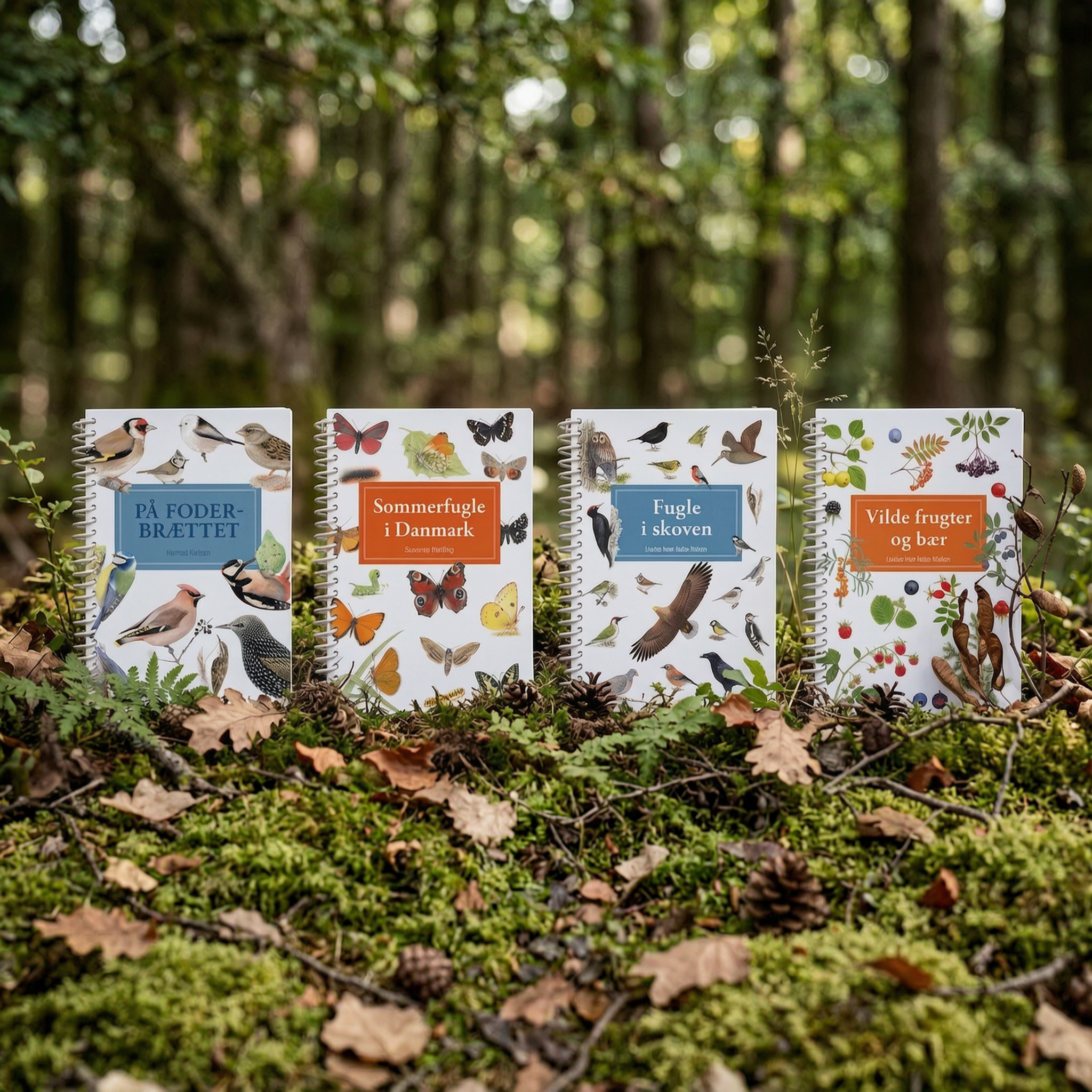 4 NaturBøger Sampak