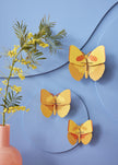 Yellow Butterflies - Sæt med 3 stk. - Studio ROOF