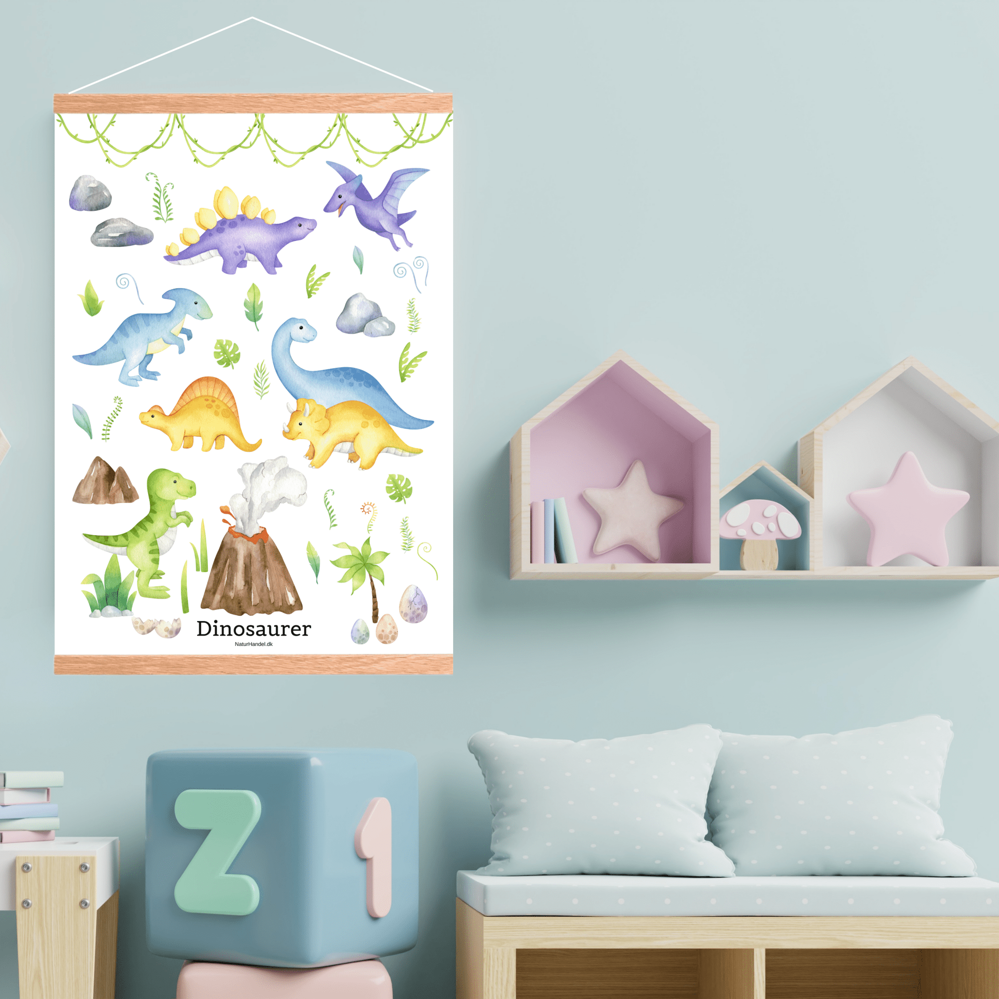 Dinosaur Plakat - NaturHandel.dk