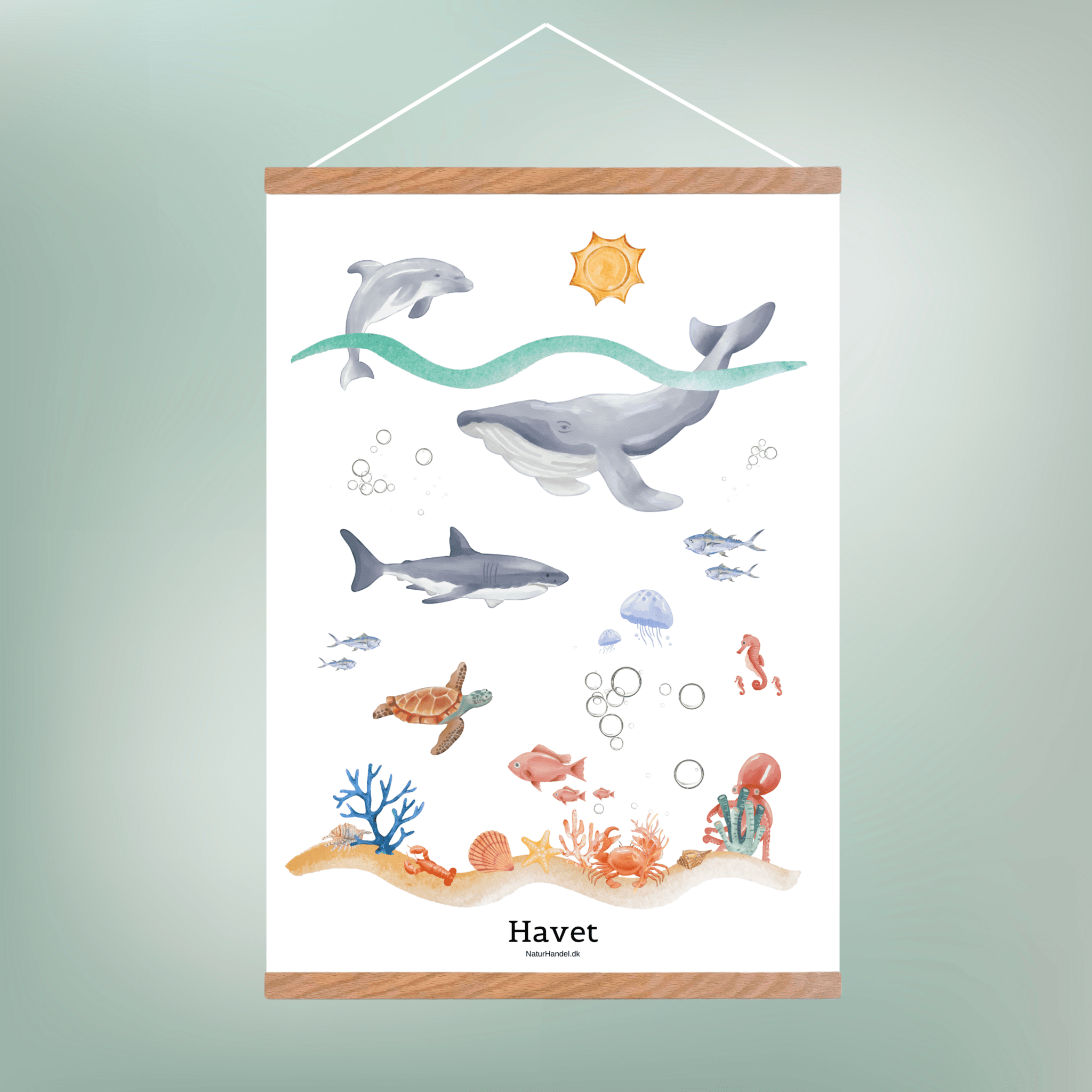 Havet Plakat - Børneplakat - NaturHandel.dk