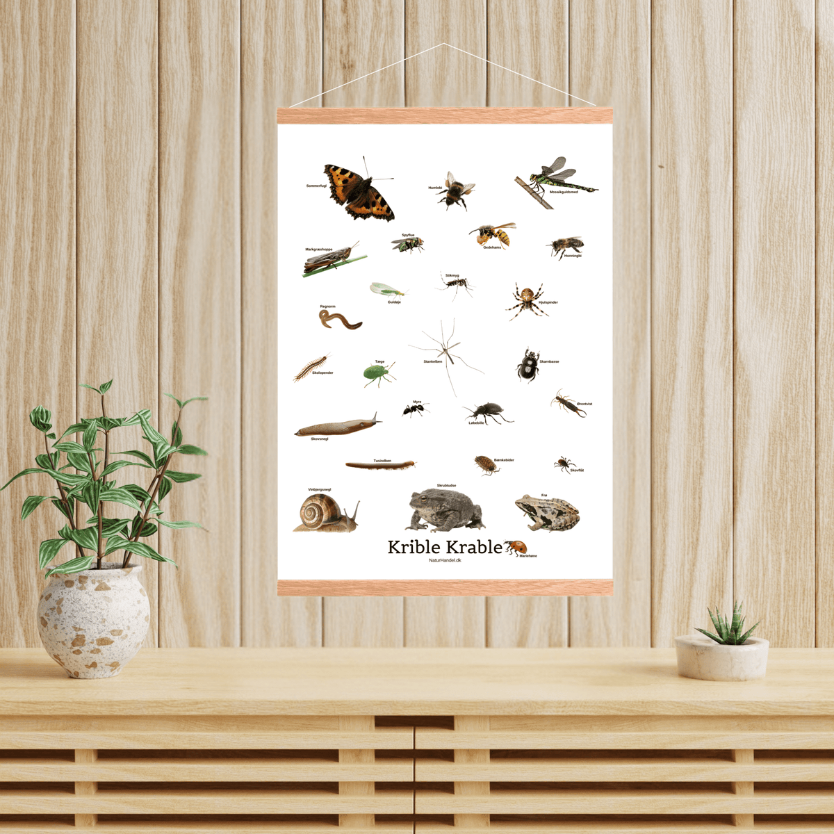 Krible Krable Plakat - NaturHandel.dk