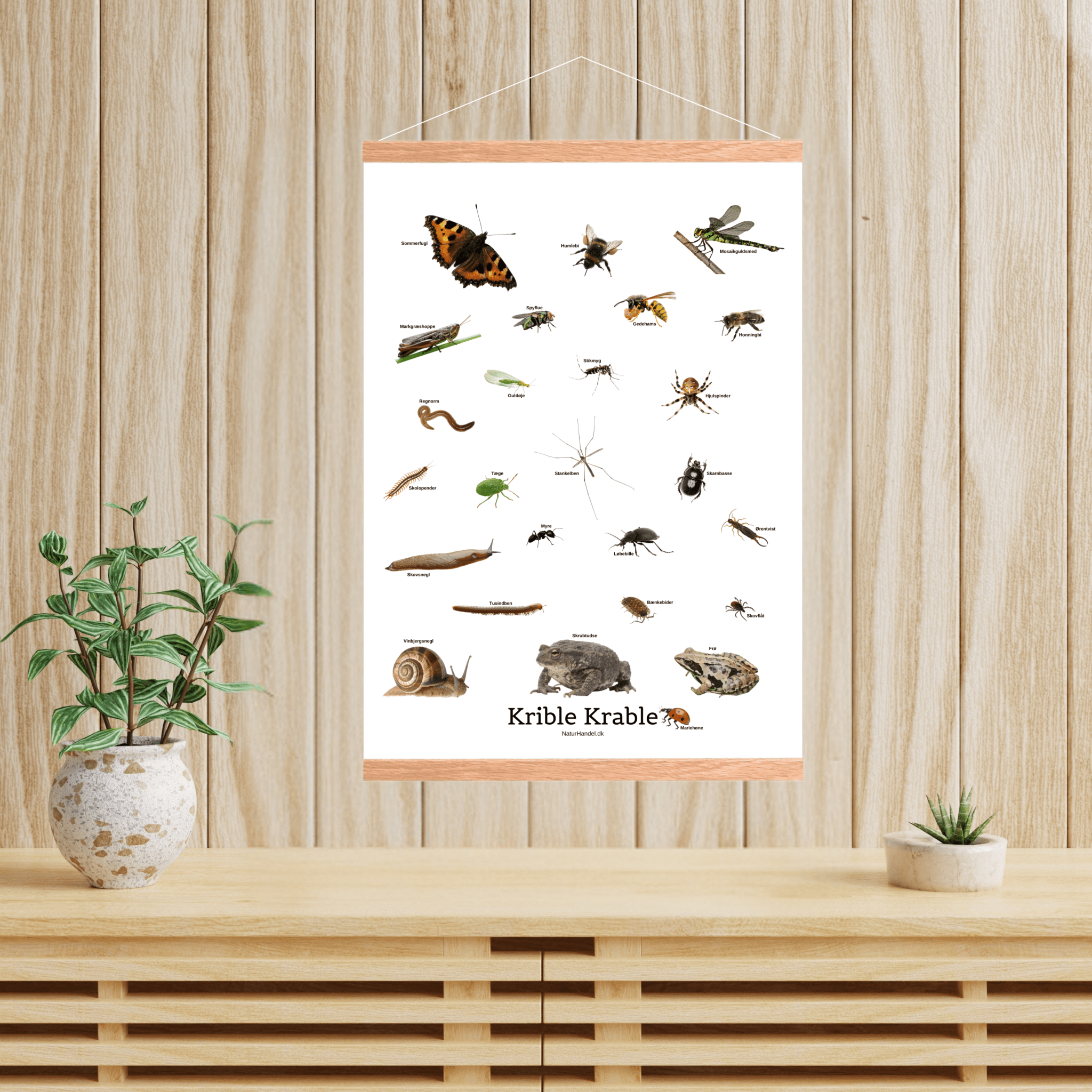 Krible Krable Plakat - NaturHandel.dk