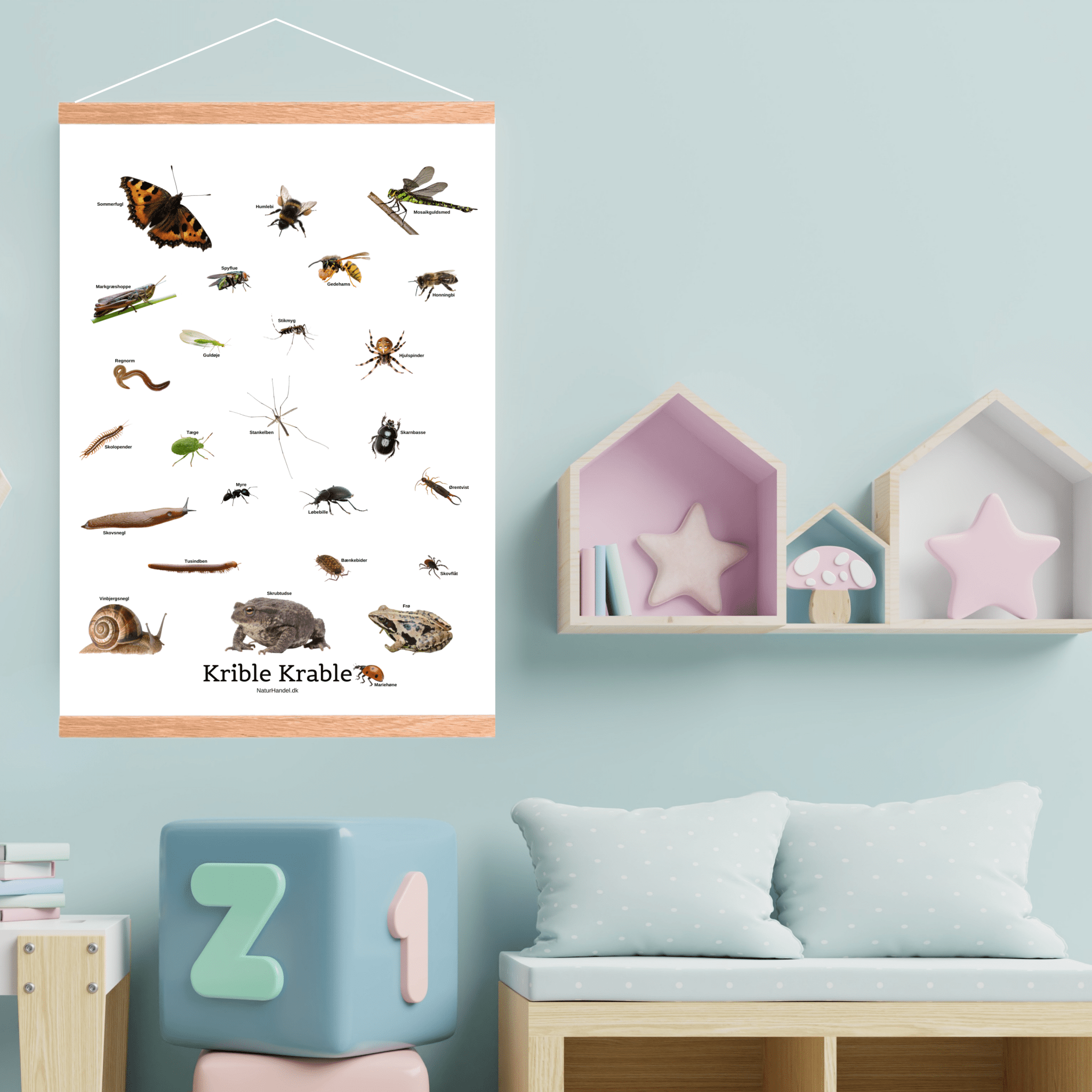 Krible Krable Plakat - NaturHandel.dk