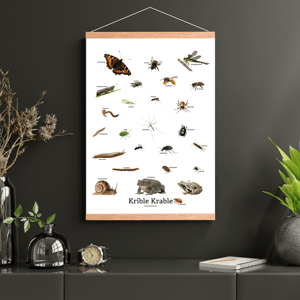 Krible Krable Plakat - NaturHandel.dk