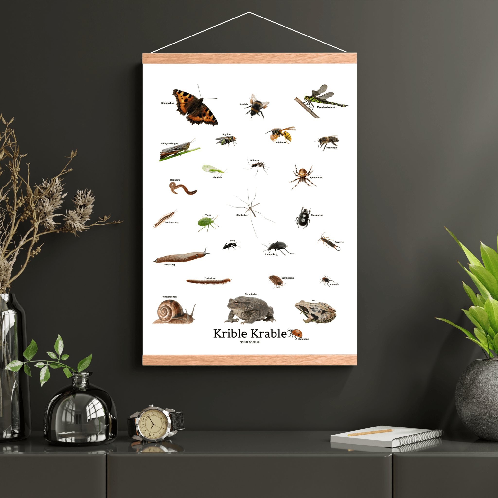Krible Krable Plakat - NaturHandel.dk