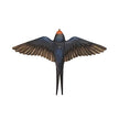 Flyvende Landsvale DecoBird - Håndskåret Træfigur Af Wildlife Garden
