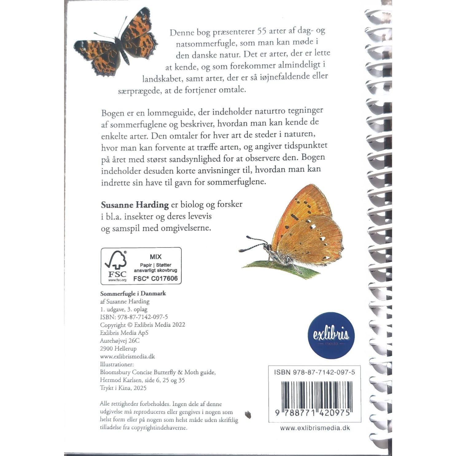 Lommeguide: Sommerfugle i Danmark - NaturHandel.dk