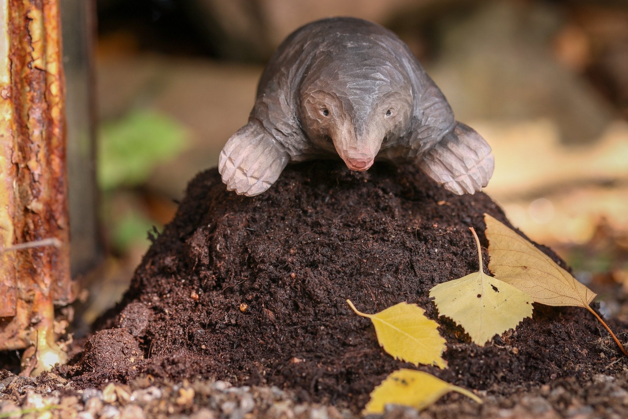 Muldvarp træfigur - NaturHandel.dk