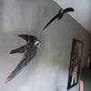 Flyvende Mursejler DecoBird - Håndskåret Træfigur Af Wildlife Garden