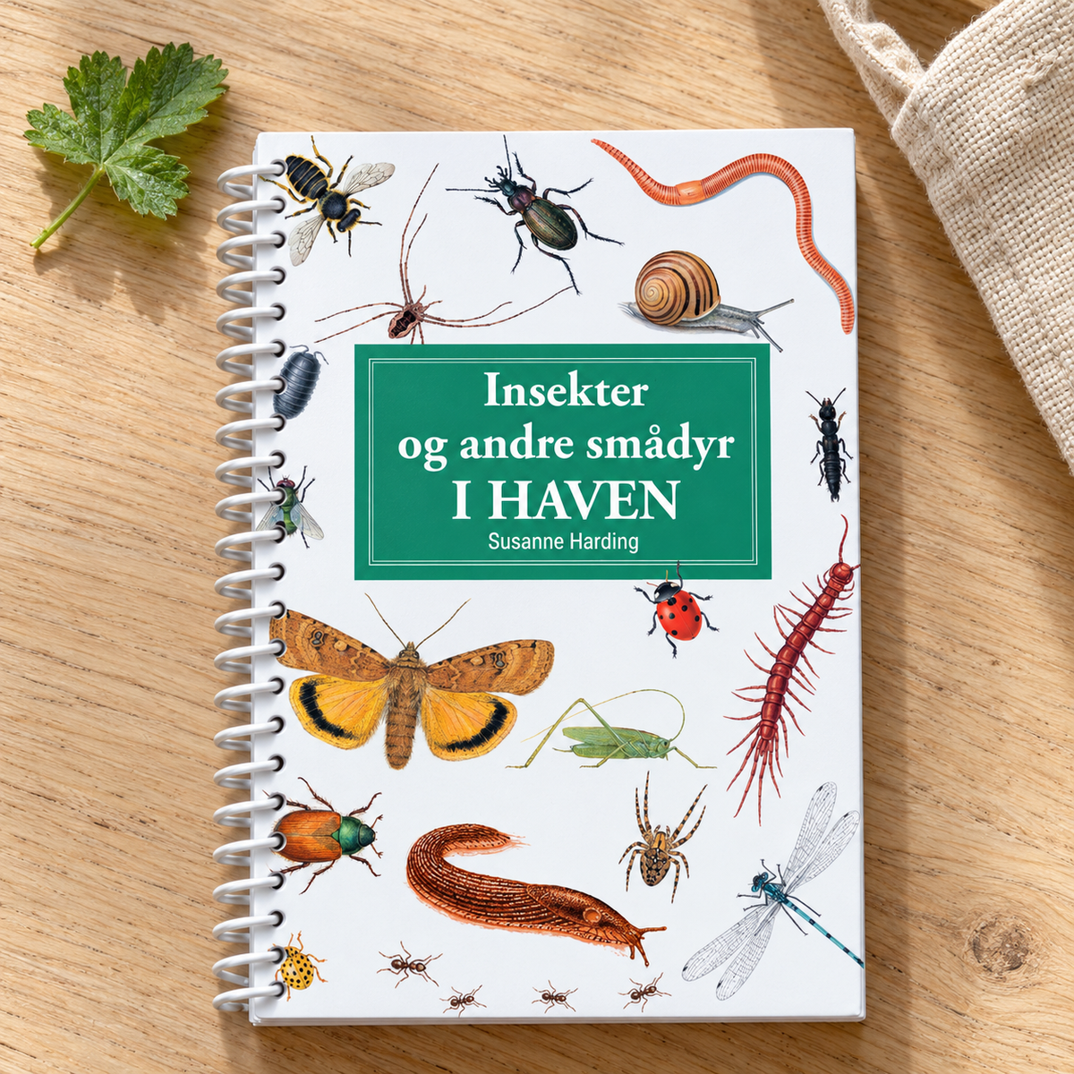 Insekter og andre smådyr i haven – lommeguide i naturlige omgivelser